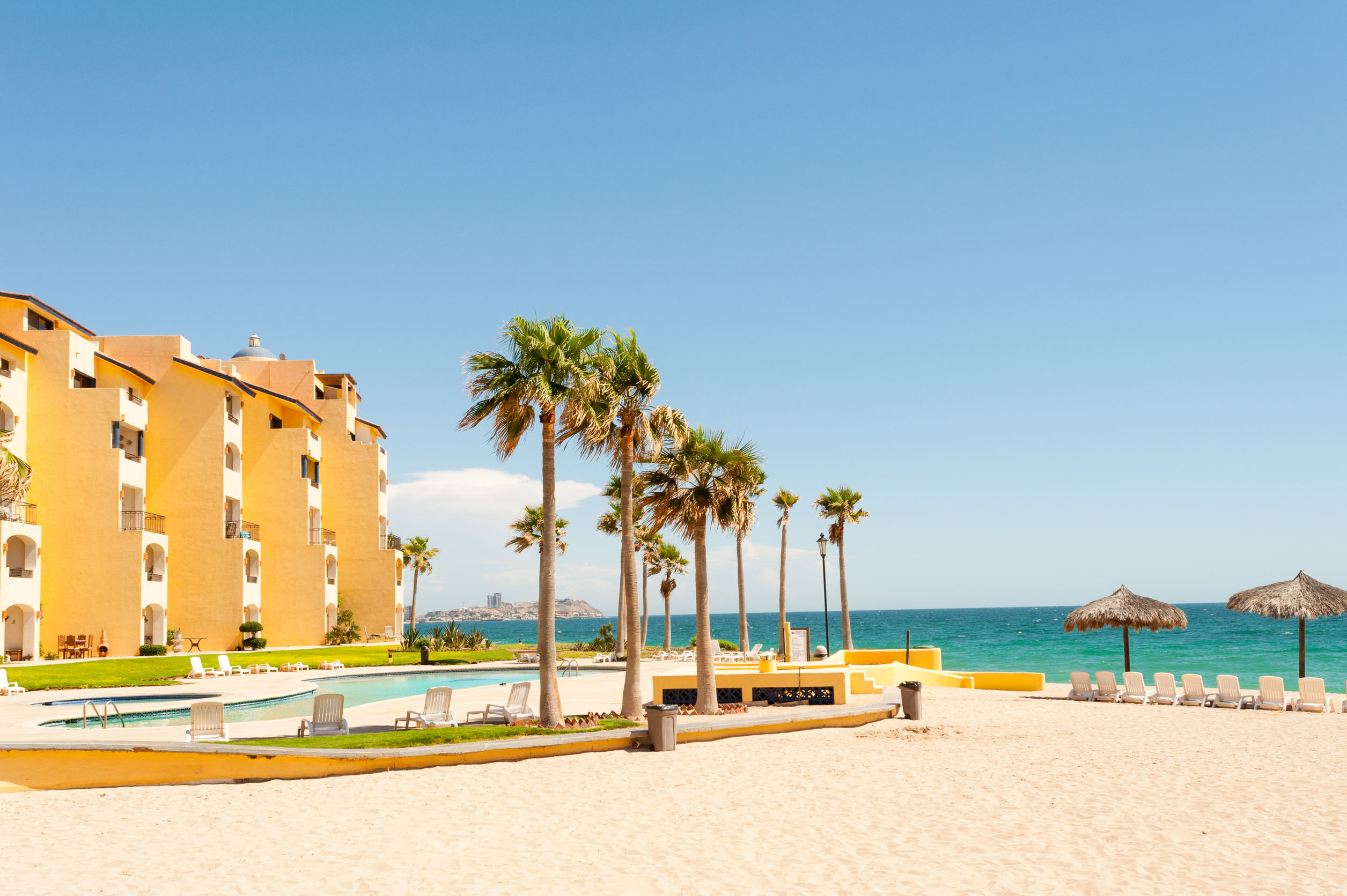 75155926 - pristine sandy beach in puerto penasco, mexico